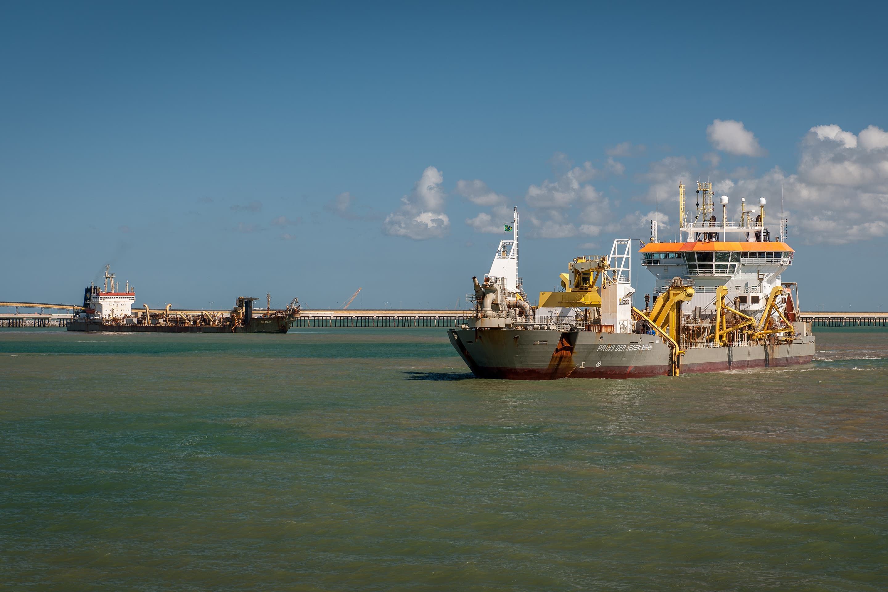 Boskalis trailing suction hopper dredgers at work