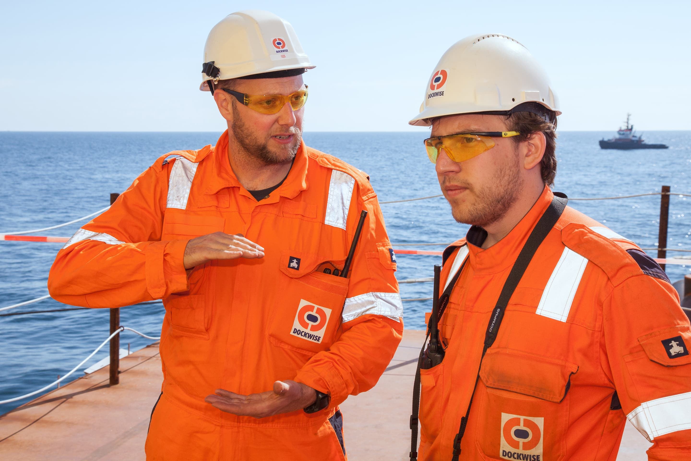 Dockwise colleagues at work