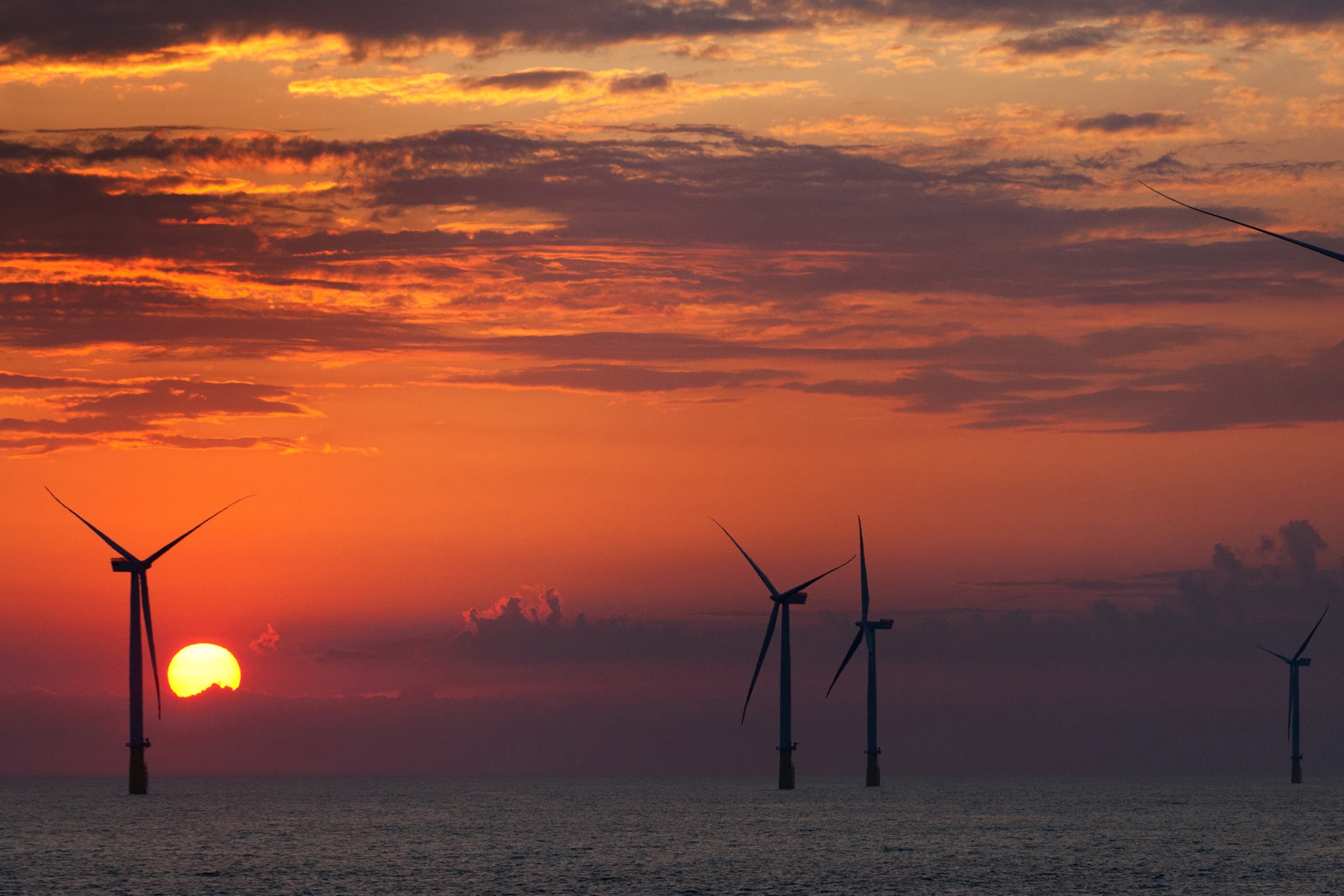 Wind farm &#8212; German Bight, North Sea