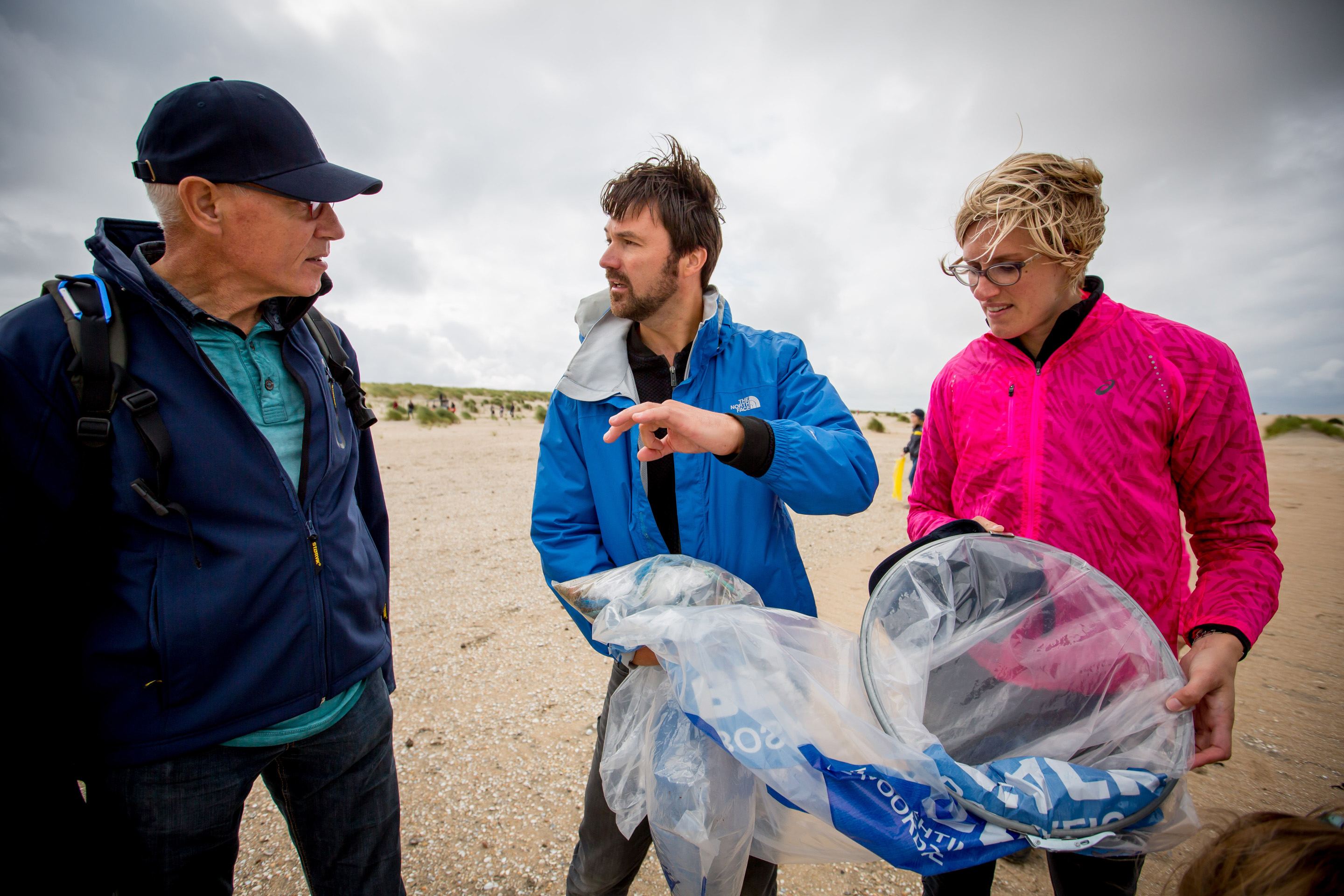 North Sea Foundation director Floris van Hest (middle) during one of the stages