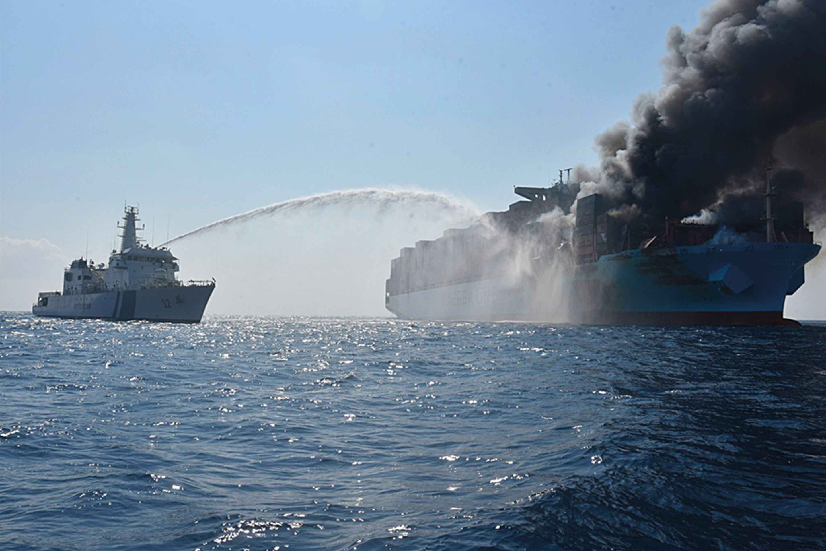 Salvage operation of the Maersk Honam