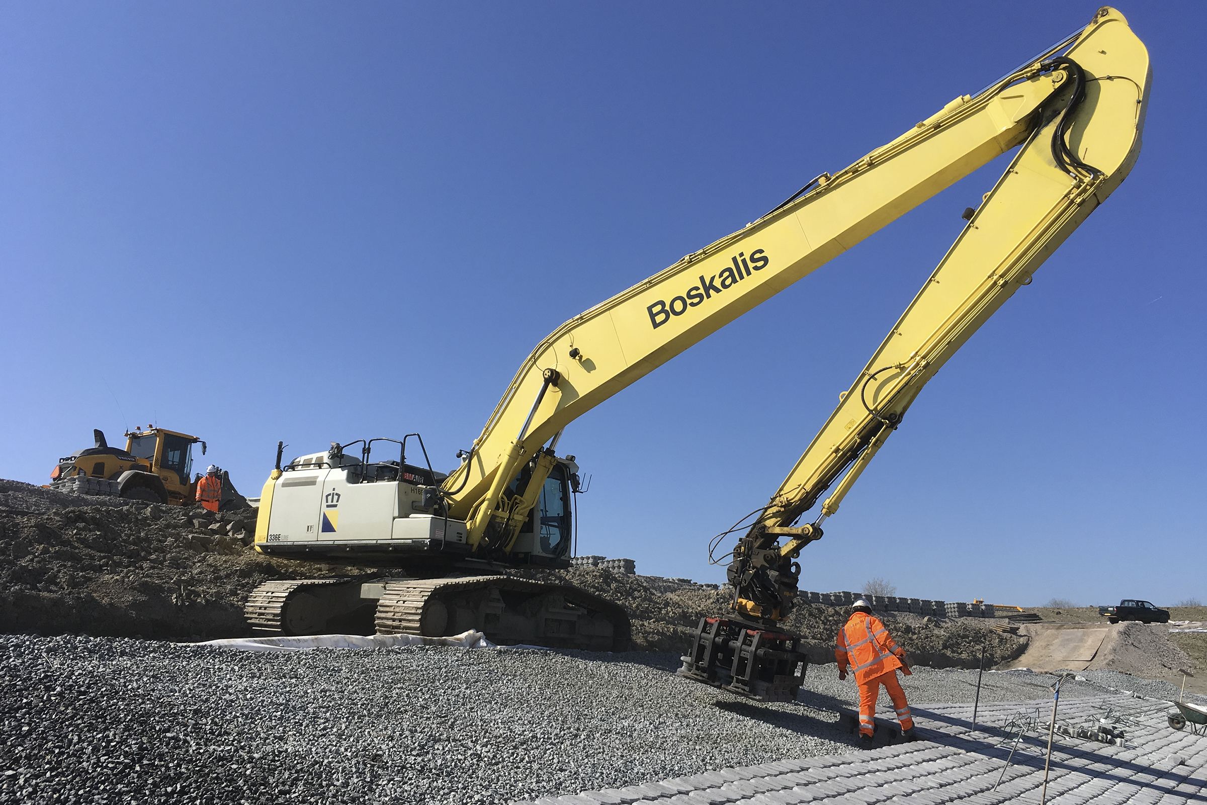 Installation of hillblocks