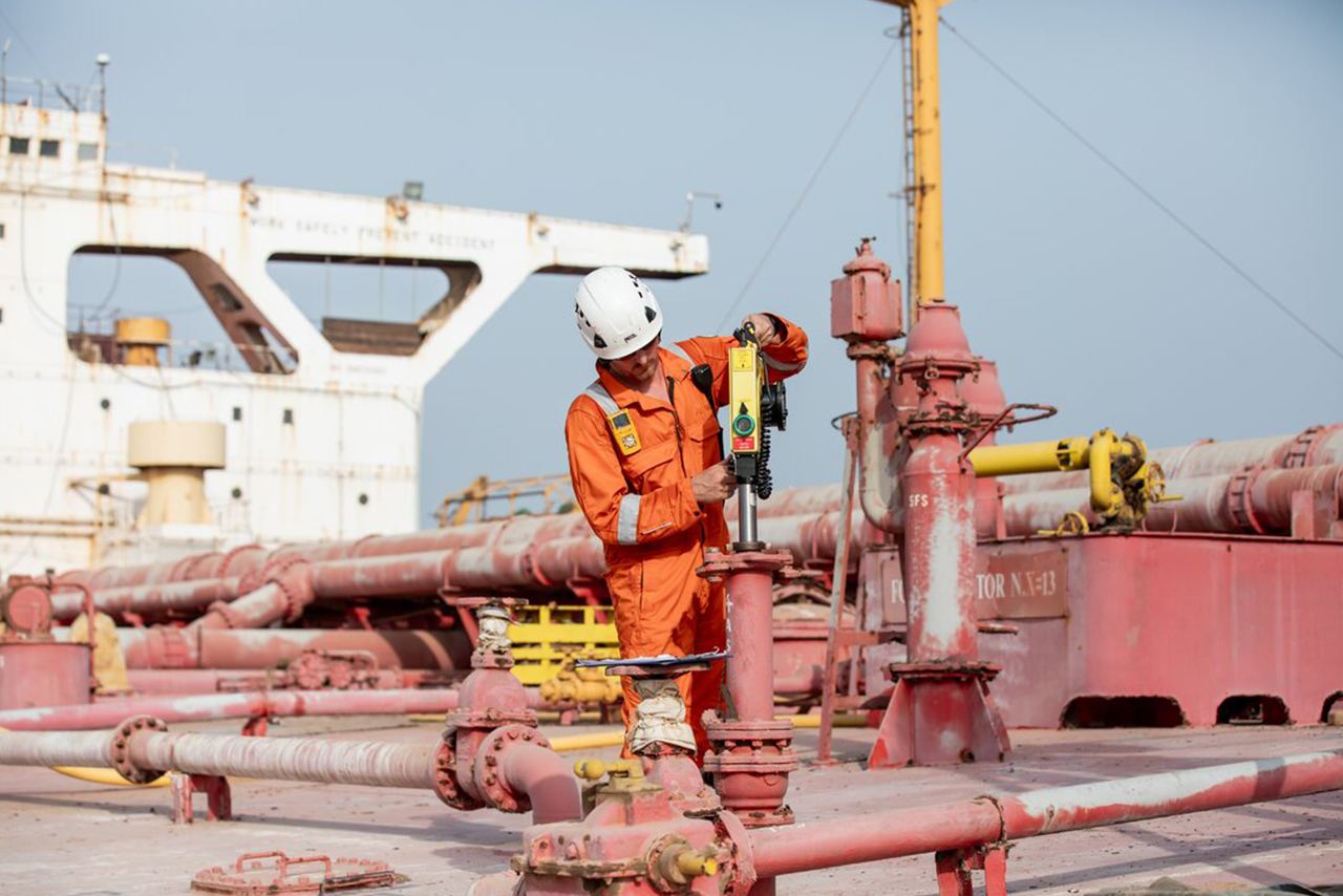 Inspections on board the FSO Safer